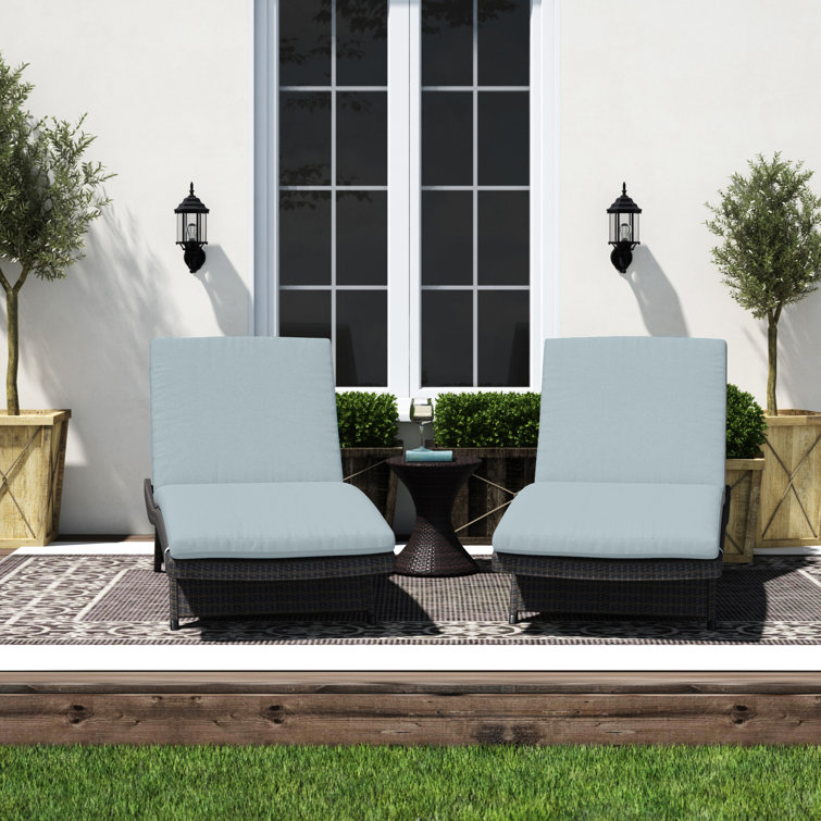 Sol 72 Outdoor™ Tegan 80'' Long Chaise Lounge Set with Cushions Wayfair